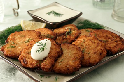 recipes irish potato food latkes appetizer hanukkah fried patties appetizers foods pancakes garnishes dressing israeli vegan recipe menu holiday traditional