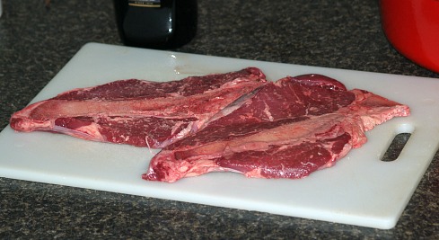 Image result for bone in sirloin steak cutting
