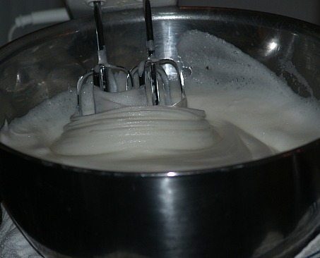 whipping egg whites