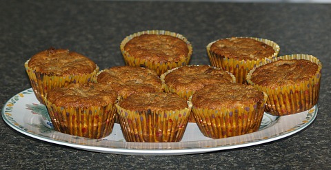 Applesauce Raisin Muffins