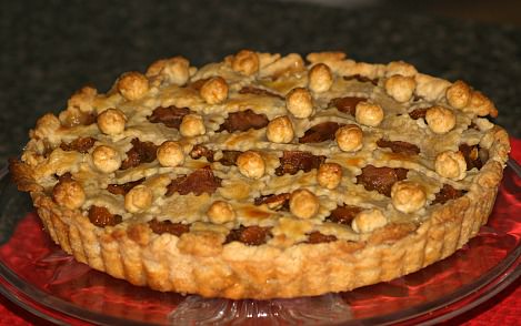 Whole Apricot Tart Recipe with Apples