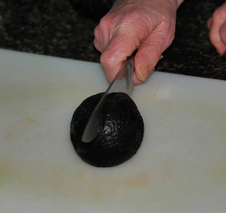 Cutting an Avocado