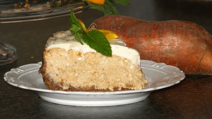 baked sweet potato cheesecake recipe