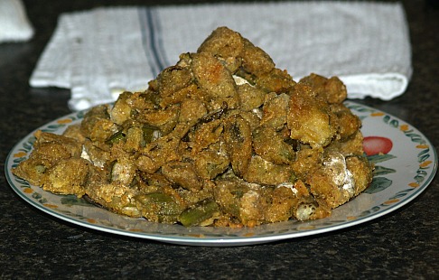 Oven Baked Okra