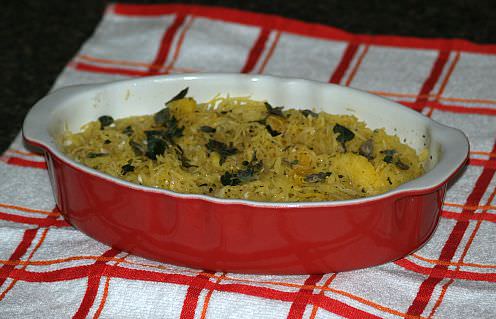 Garlic Spaghetti Squash