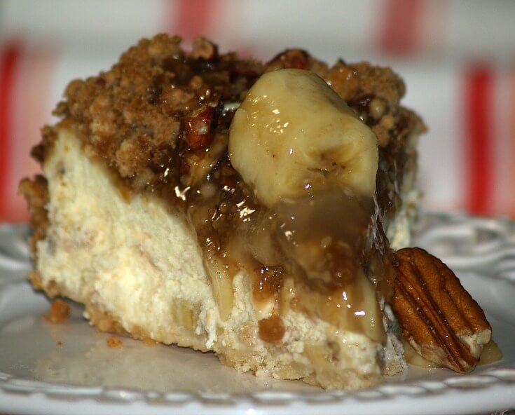 Caramel Pecan Banana Cheesecake Recipe