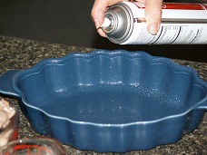 Preparing Casserole Dish