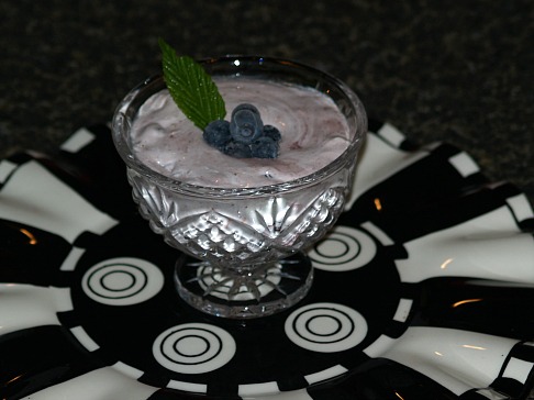 Blueberry Whiskey Sabayon