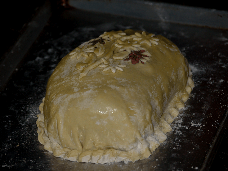Cover with Dough