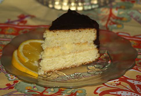 Orange Flavored Boston Cream Pie