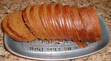 Sliced Boston Brown Bread