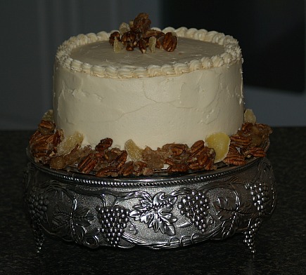 brown butter pumpkin layer cake