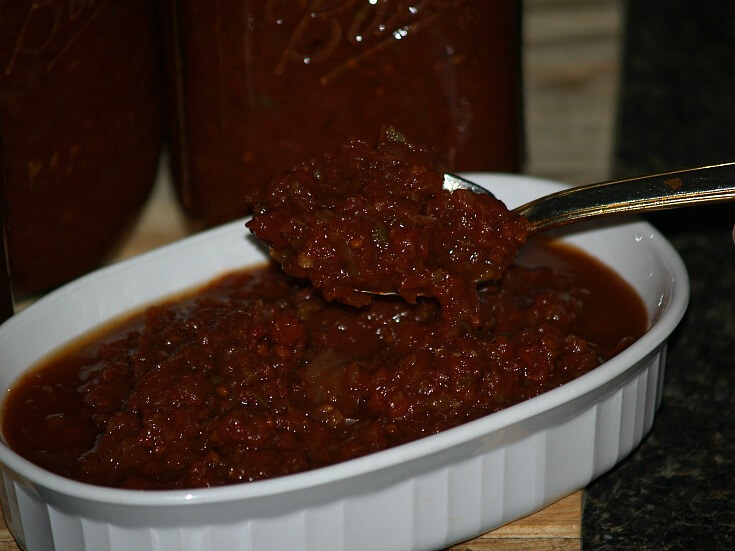 Chili Sauce in Bowl