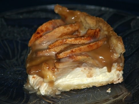 Caramel Apple Cheesecake Piece