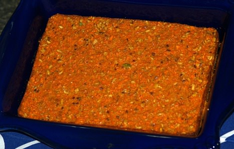 Carrot Pudding Cake without Lemon Sauce