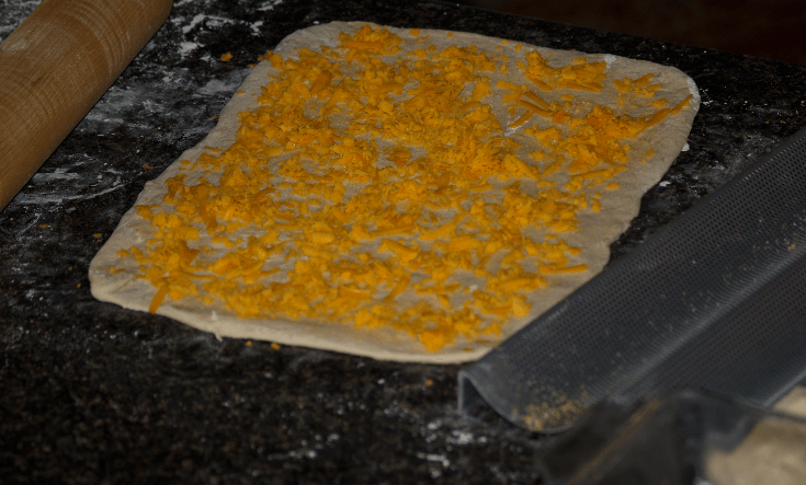 Cheese Bread Ready to Roll Up