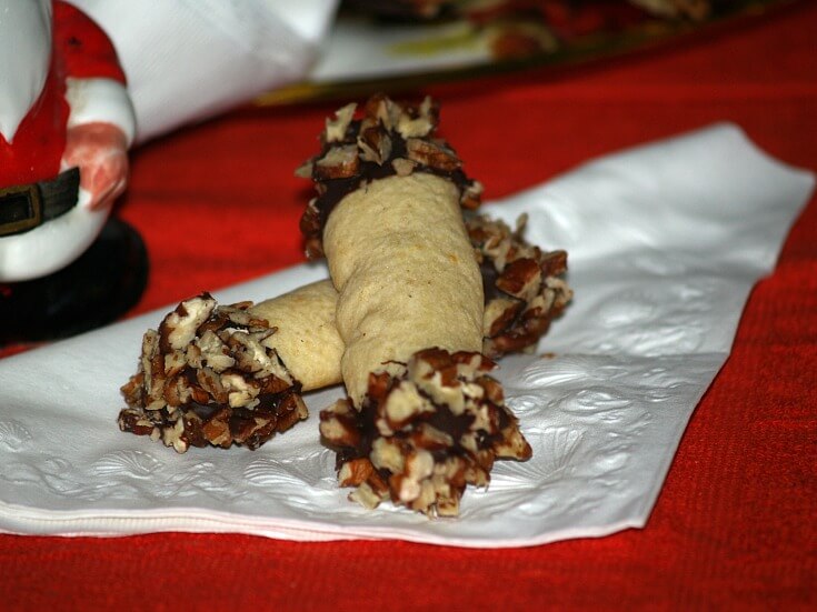 Chocolate Dipped Orange Logs Recipe