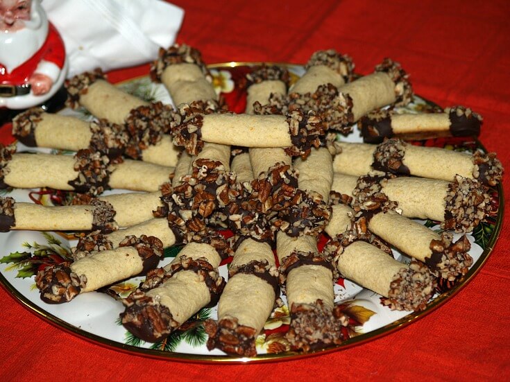 Chocolate Dipped Orange Logs Recipe