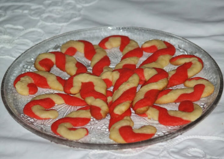 Candy Cane Cookies