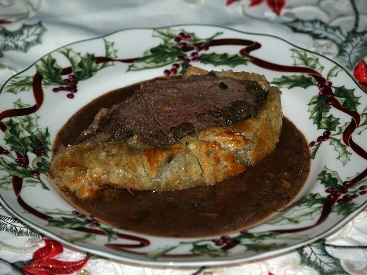 Beef Wellington Serving