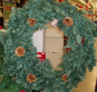 simple homemade christmas gift wreath