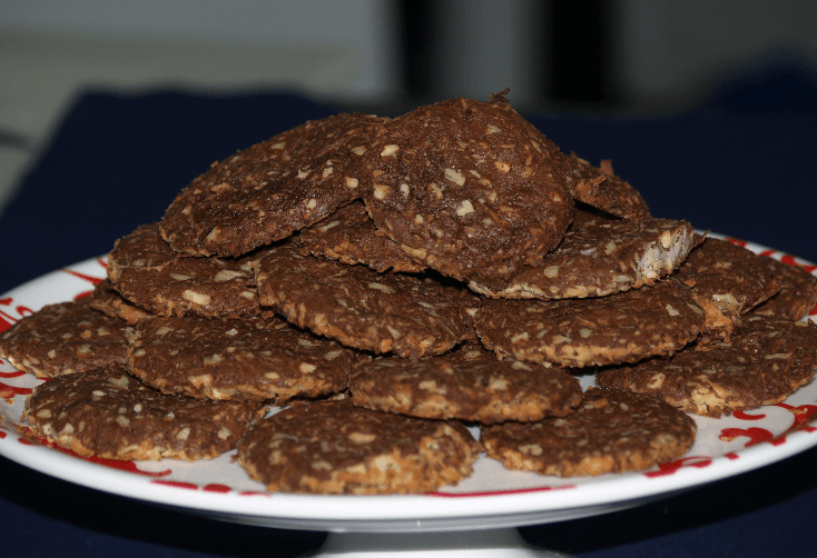 Coconut Chocolate Pecan Crisps