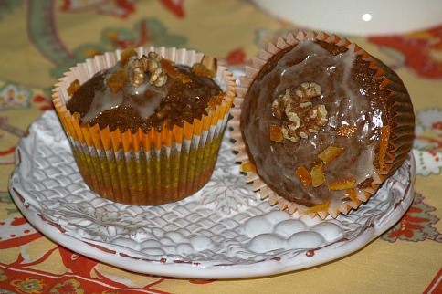 How to Make Cranberry Pumpkin Muffins with an Orange Glaze