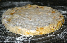 Unbaked Cranberry Scones