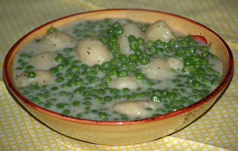 Creamed Peas and Potatoes