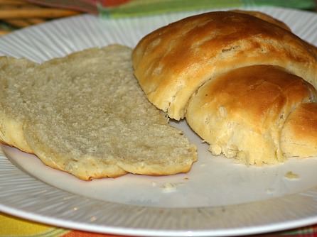 Fresh Baked Croissant Sliced