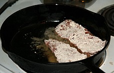 Cooking Cube Steak
