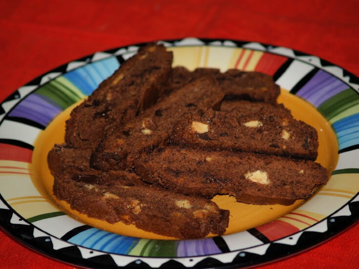 Double Chocolate Chunk Biscotti