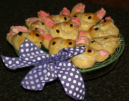 Easter Bunny Rolls