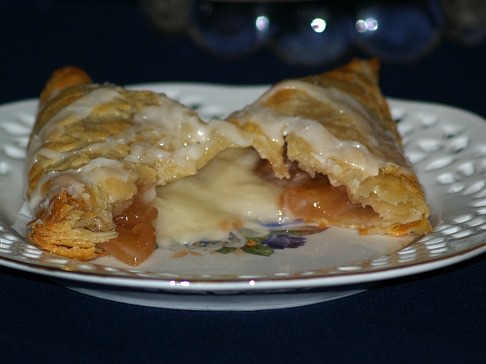 Turnover with Apple Cherry Cheese Filling