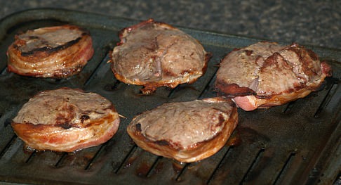 Filet Mignon Broiled to Perfect Doneness