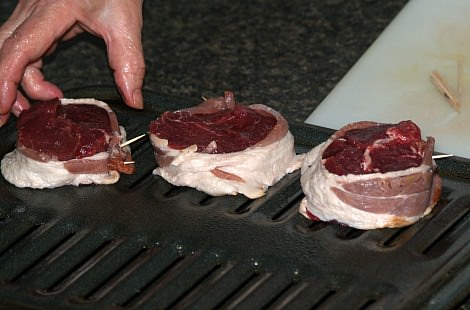 Filet Mignon Ready for the Broiler