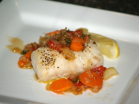 Baked Fish and Vegetables