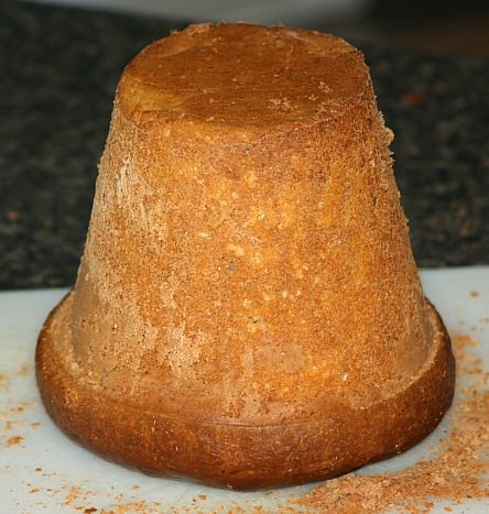 Flower Pot Bread Removed from Pot