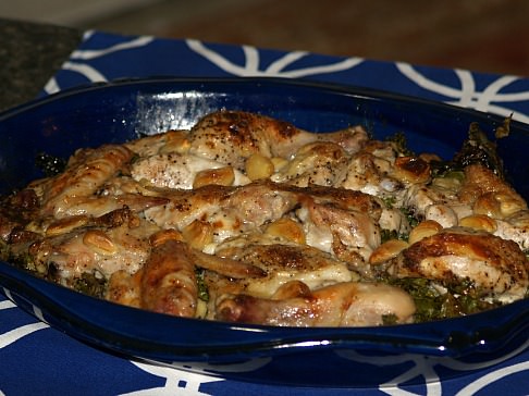 Forty Cloves of Garlic Chicken