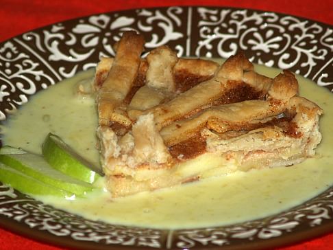 French Apple Custard Tart Recipe