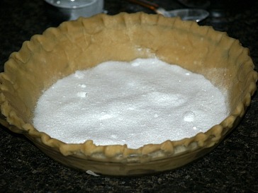 Sprinkle Sugar Mixture Over Lined Pastry Crust