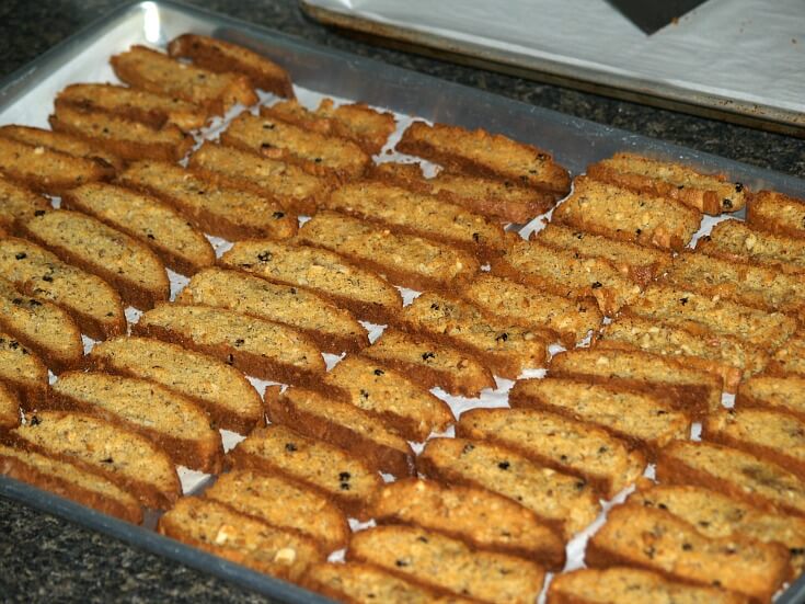 Fresh Baked Fruit and Nut Biscotti Recipe