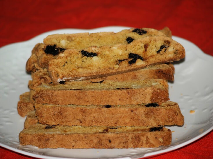 Fruitcake Biscotti