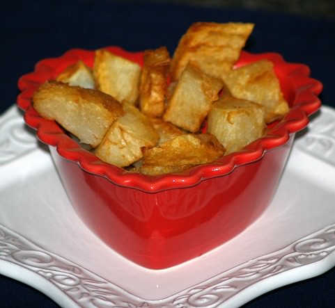 Fried Baked Potato Chunks