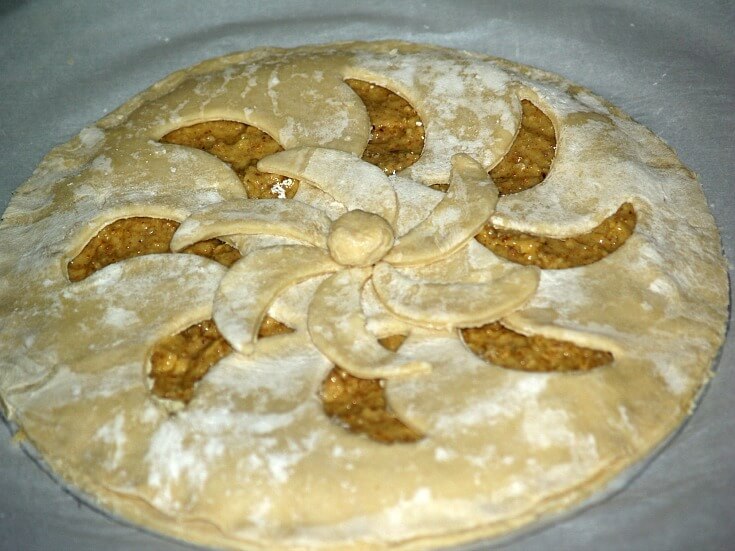 Place top Pastry Over the Almond Mixture