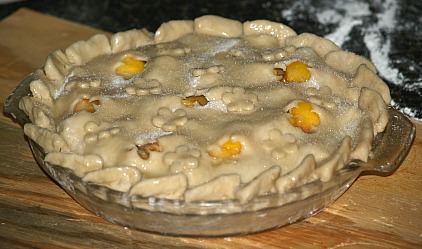 Unbaked Georgia Peach Pie Recipe