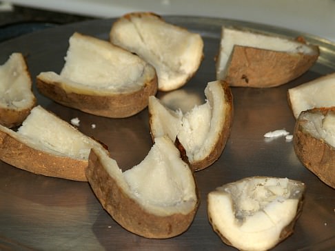 Hollowed Out Potatoes