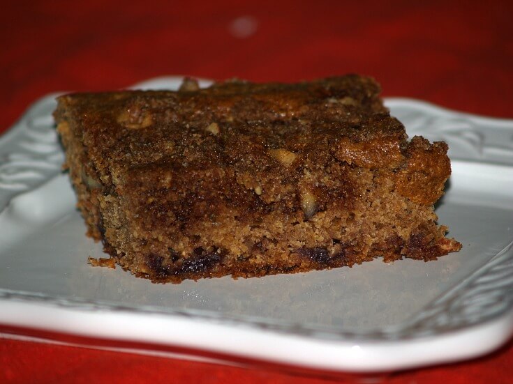 A Piece of Blackberry Swirl Coffeecake