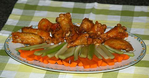 hot and spicy chicken wings