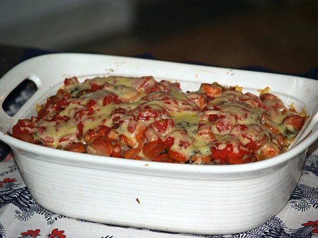 Hot Dog Veggie Casserole